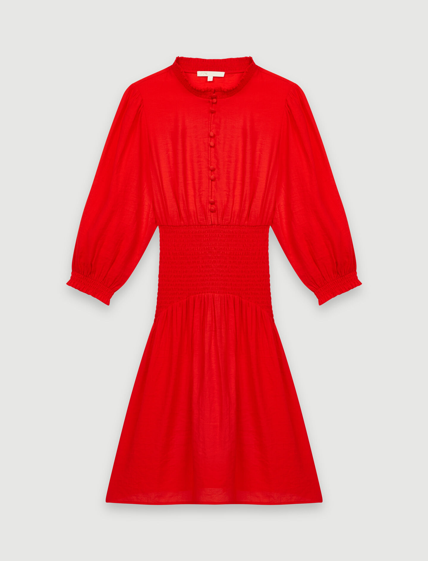 smocked red dress - Dresses - Maje ...